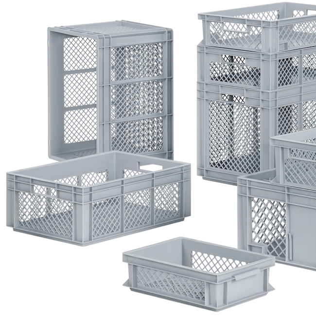 Newbox 600x400x320mm, perforated, PP